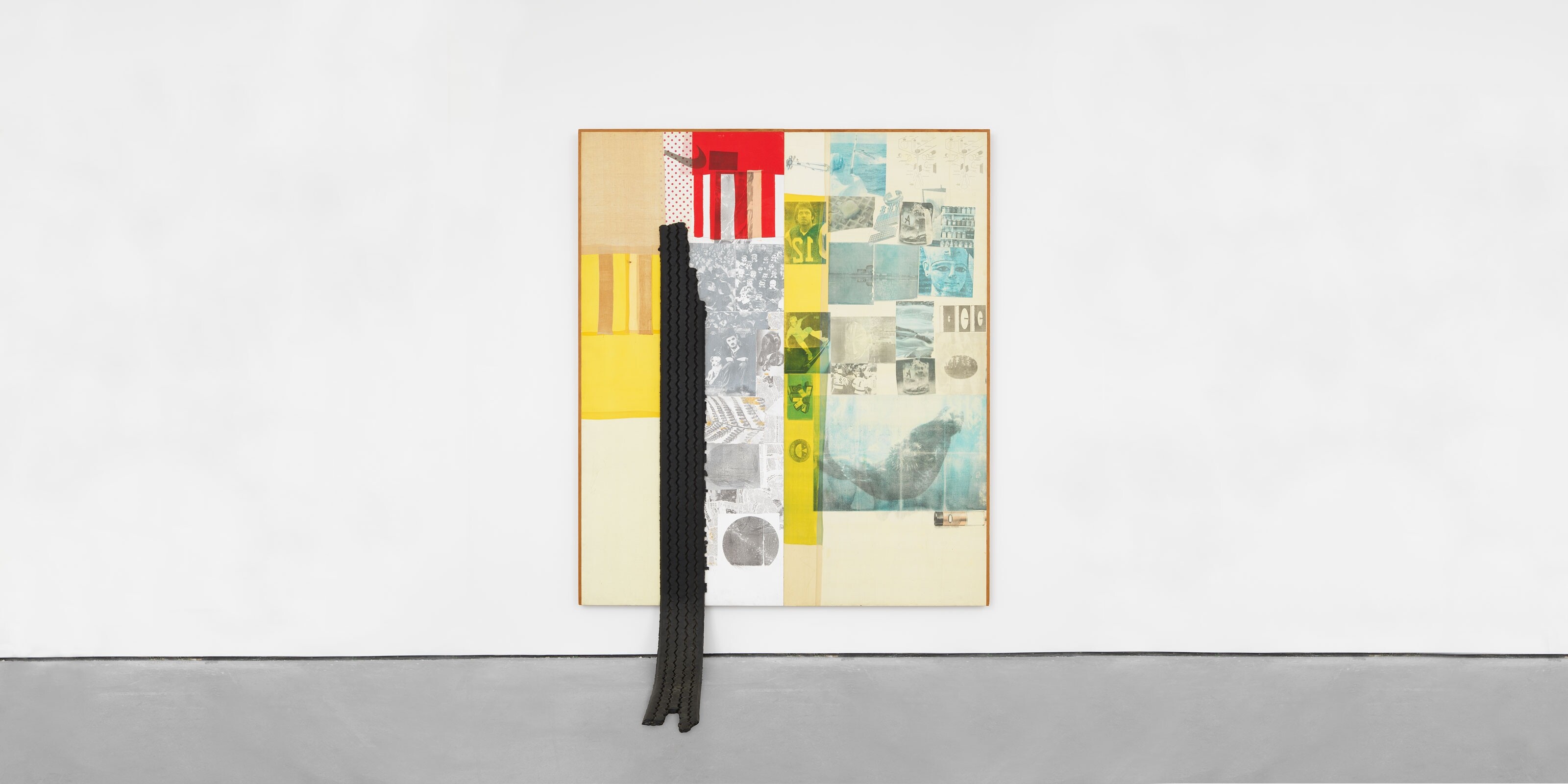 A painting by Robert Rauschenberg, titled Thunderhead Spread, dated 1978.