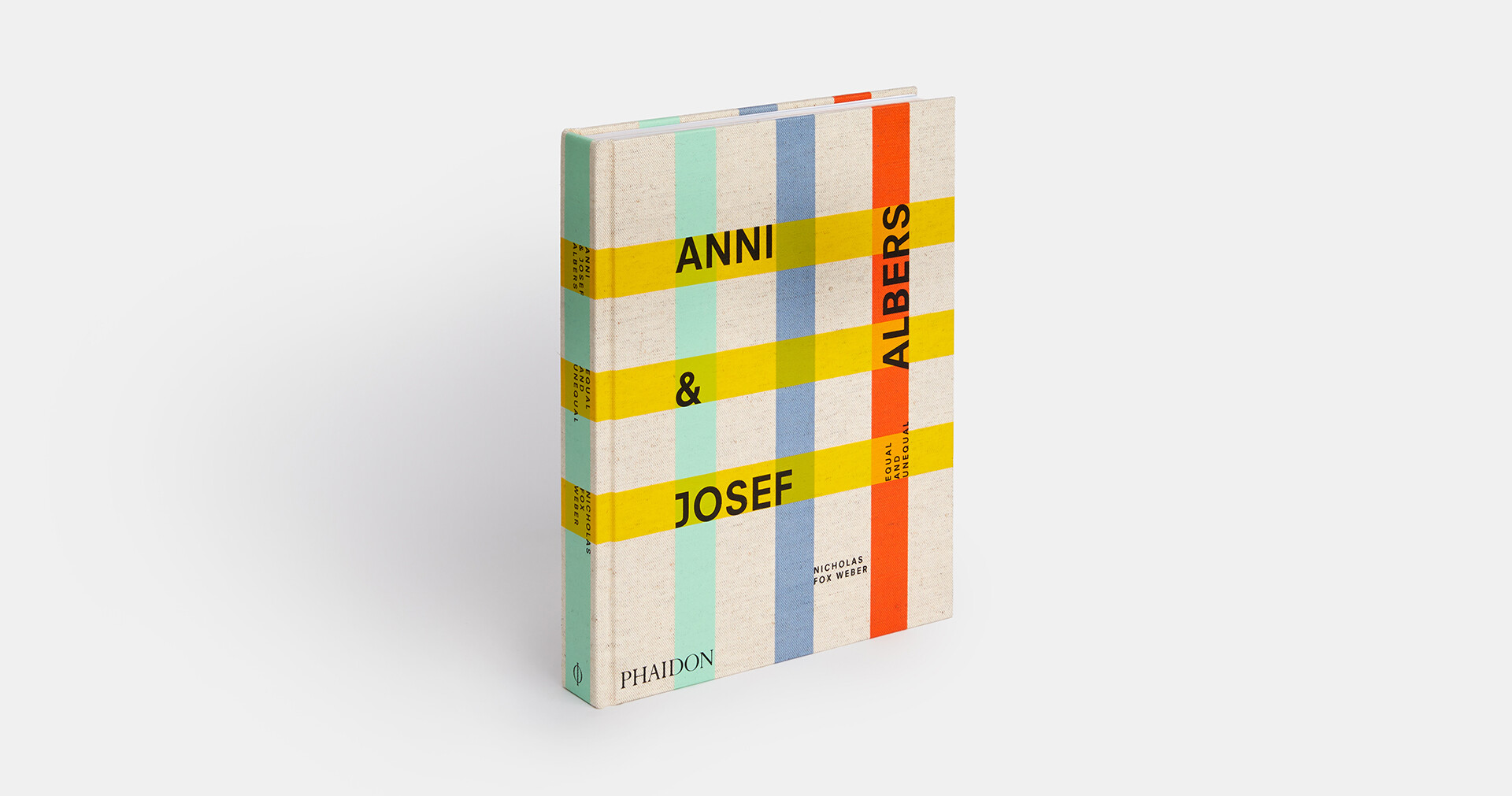 The cover of a book titled On Anni and Josef Albers: Equal and Unequal.