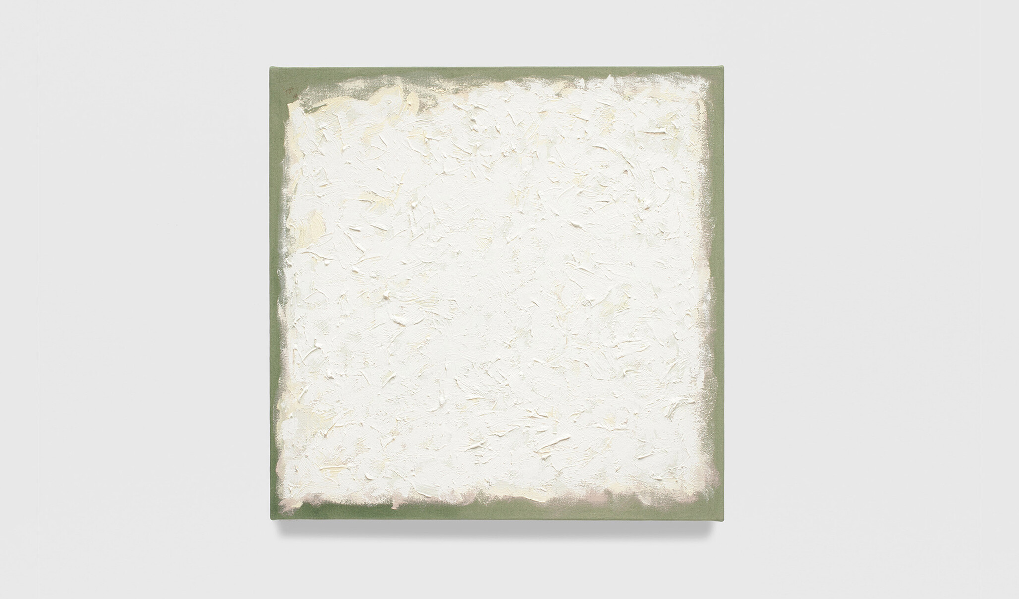 A painting by Robert Ryman, titled Untitled, dated 2010.