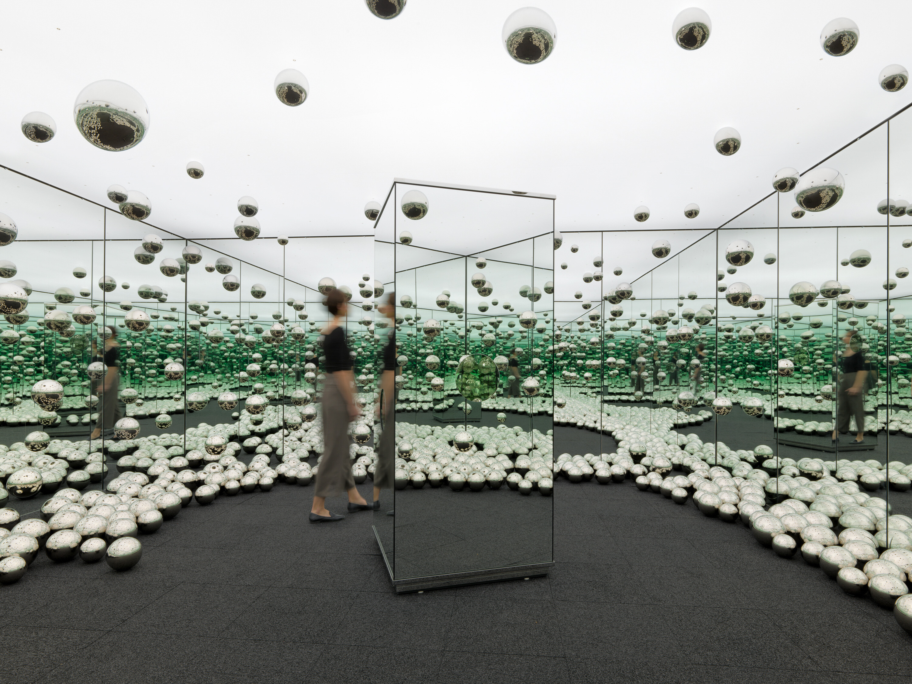 An interior shot of a site specific installation at Gallery S205 at MoMA PS 1, New York